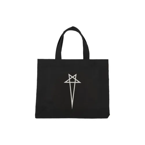RICK OWENS Logo embroidered Tote Bag