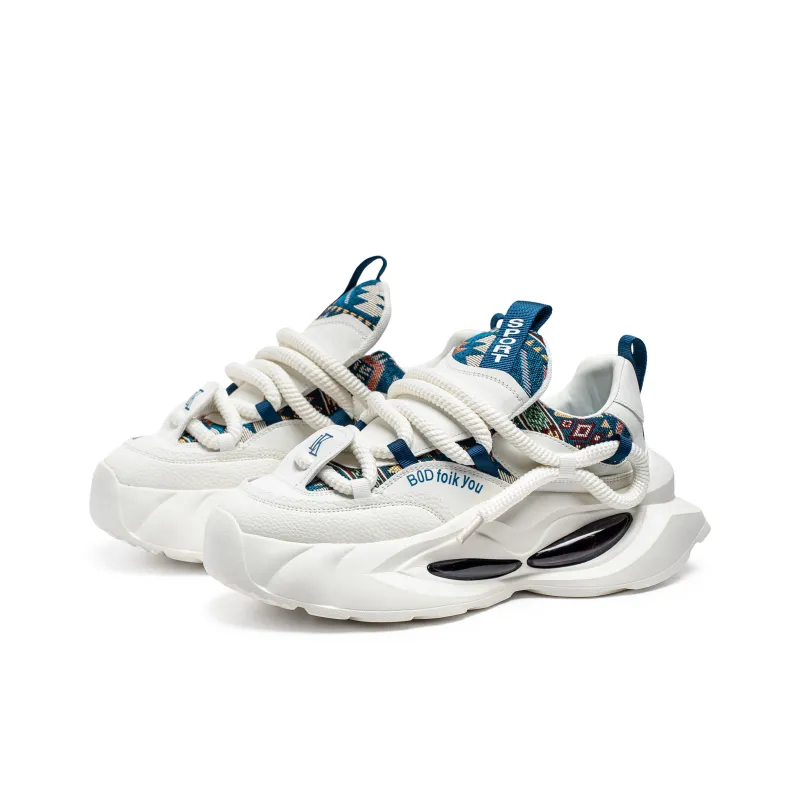 ROBINHOOD Cushioned Slip Resistant Breathable Coverage Low Top Chunky Sneakers Men's Box-15