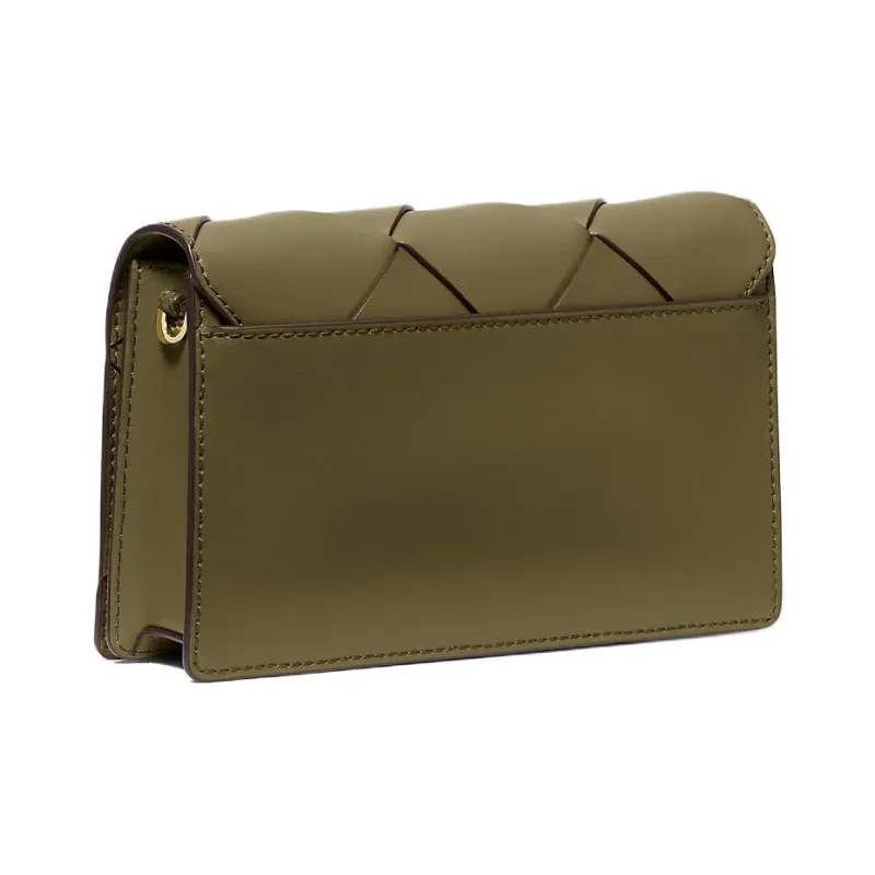 MICHAEL KORS Jet Set Medium Woven Leather Crossbody Bag-1