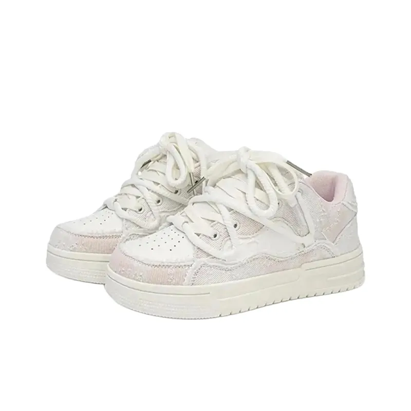 T628 Vintage Puffy Shoes Wear resistant, Lightweight, Breathable, And Non slip. Low Top Skateboard Shoes Unisex-25