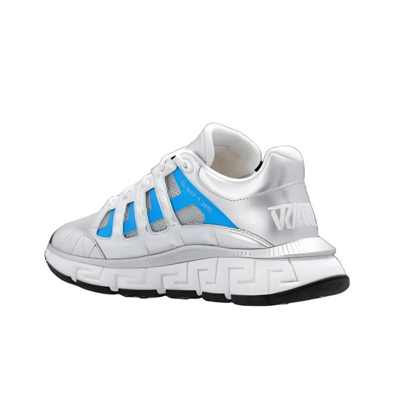 FANSIZHE Trigreca Low Top Casual Shoes Men's Silver-4