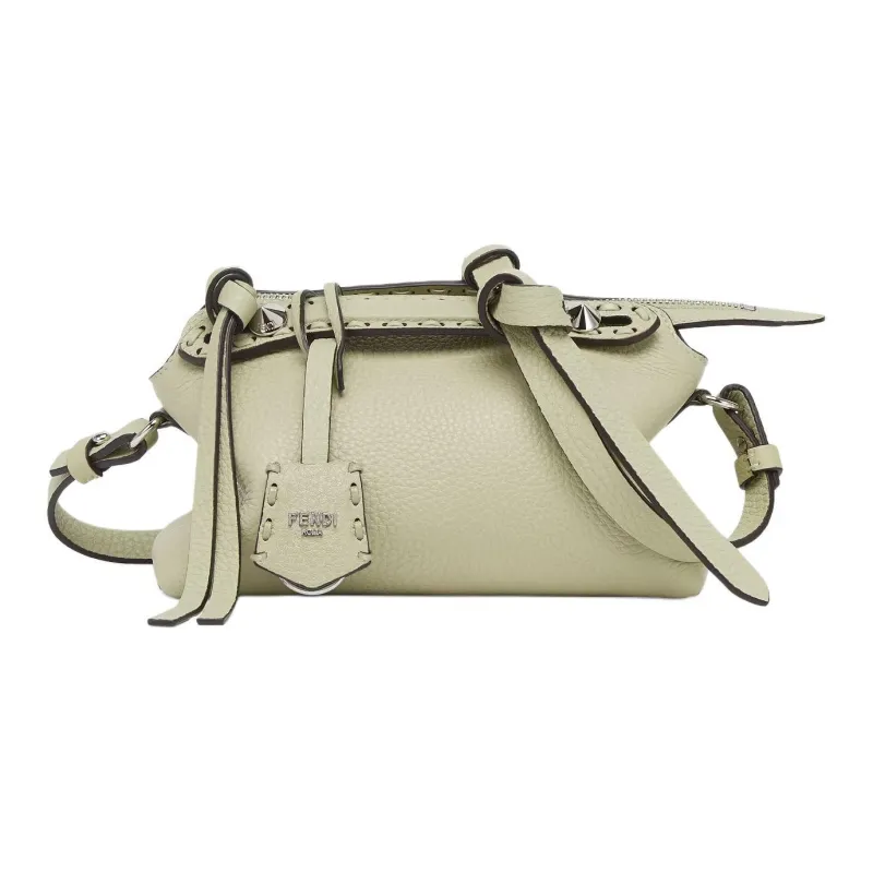 FENDI By The Way Series Calfskin Shoulder Bag Crossbody Bag Handbag Mini Women's Green-1