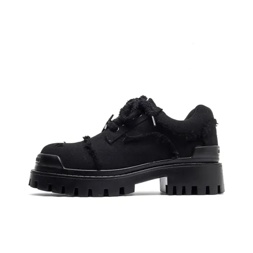 MODENGPAN Breathable Low Top Casual Shoes Unisex Black