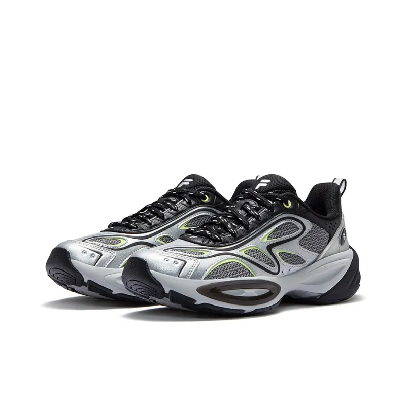 FILA FUSION BUZZARD II Meteorite Shoes 2nd Generation Low Top Casual Shoes Men's Gray Silver-1