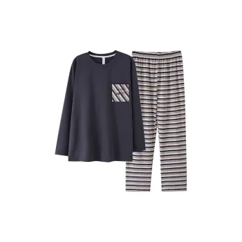 Qin Jing Pajama Set Unisex Gray