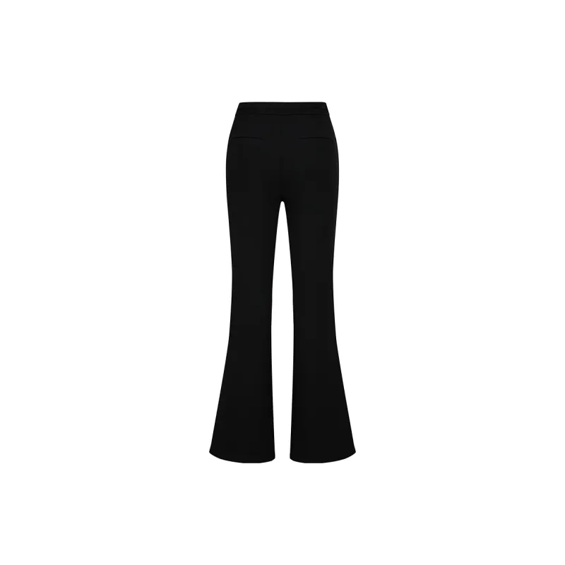 JZ. ANNAKRO Casual Pants Women's Plain Black-1