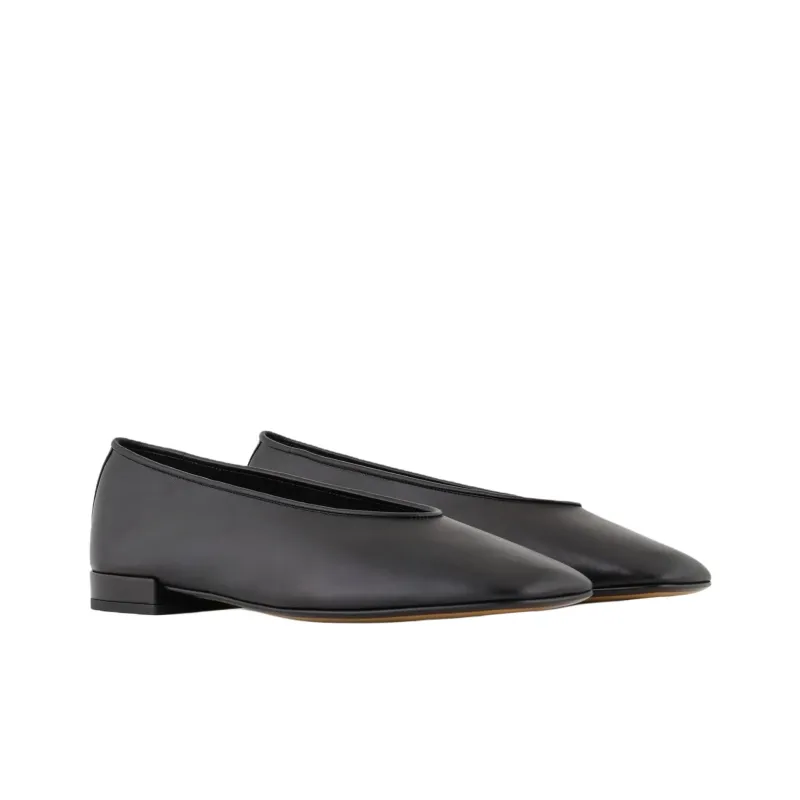 GIORGIO ARMANI Smooth leather Ballerinas-2