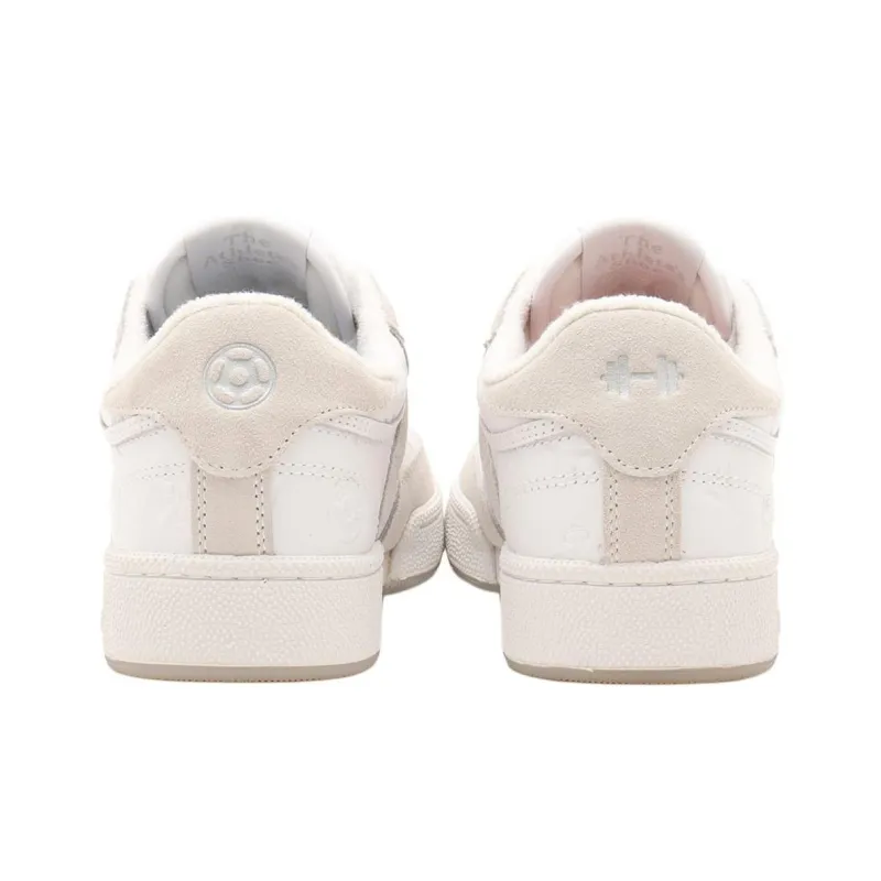 LYFT x Reebok Club C Anti Slip Wear Resistant Low Top Skateboard Shoes Unisex White-2