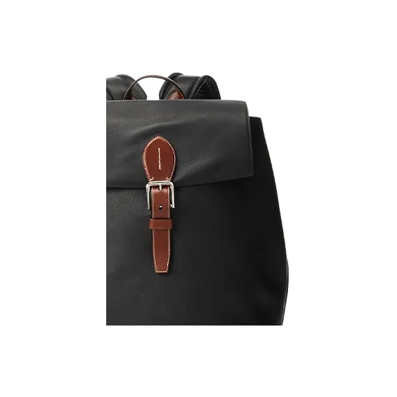 Polo Ralph Lauren Calfskin Backpack Men's Black-4