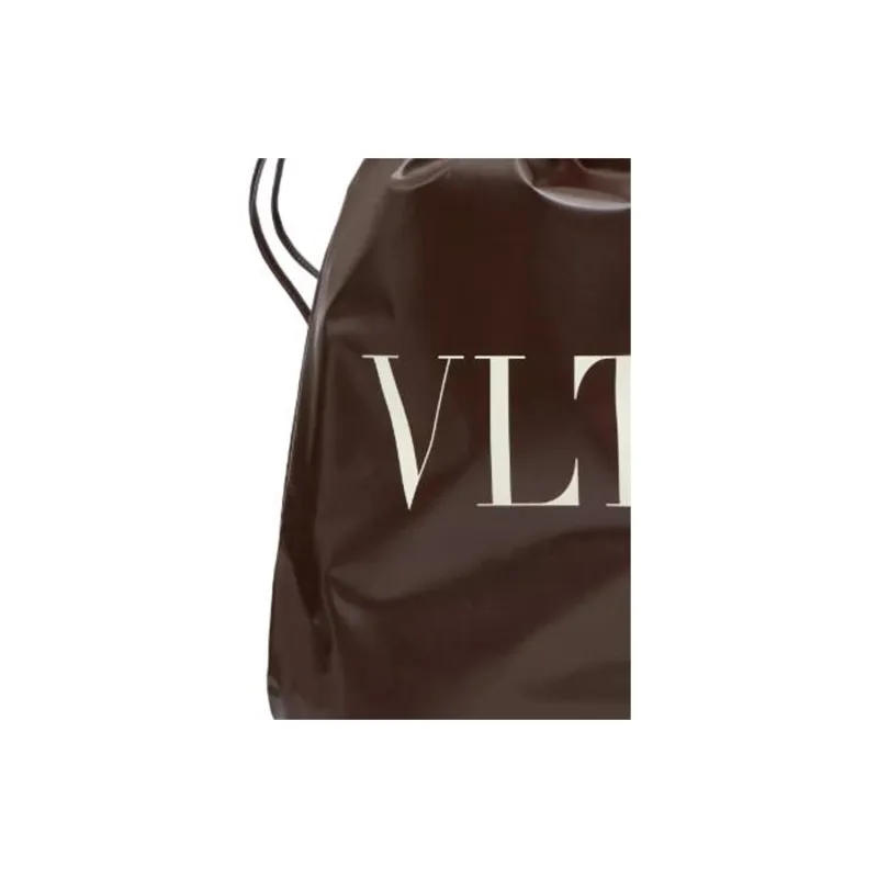 Valentino VLTN Calfskin Backpack Regular Men's Brown-4
