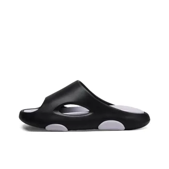 PLAY COBBLER Rubber Sole Cut Out Slip Resistant Abrasion Resistant Massage Slide Slippers Men's
