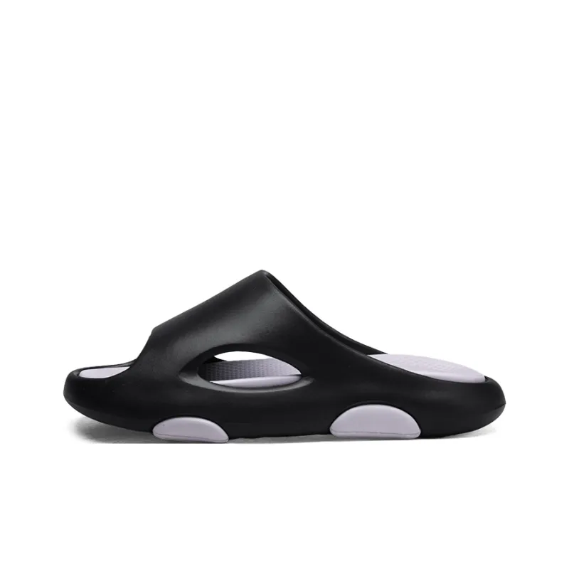 PLAY COBBLER Rubber Sole Cut Out Slip Resistant Abrasion Resistant Massage Slide Slippers Men's-0