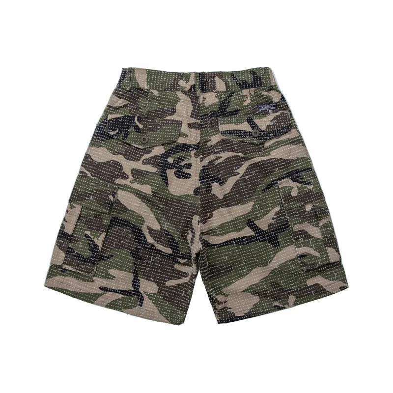 BEAR UNION Casual Shorts Unisex Green-6