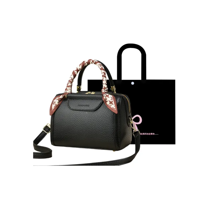 HACIN PU Shoulder Bag Crossbody Bag Handbag Regular Women's Black/Burgundy/Ecru/Green/Khaki/Gray-0