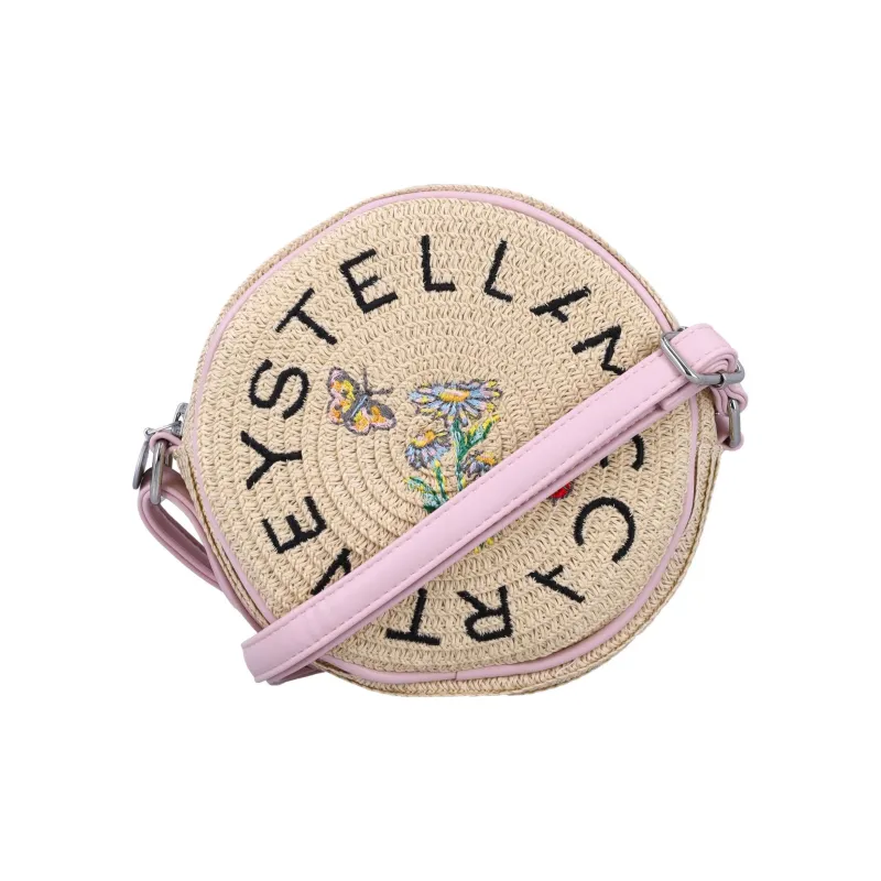 Stella McCartney Flower Embroidered Interwovened Crossbody Bag-0