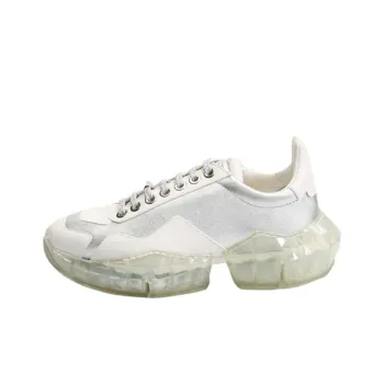 Jimmy Choo Diamond Low Top Casual Shoes Women's Silver