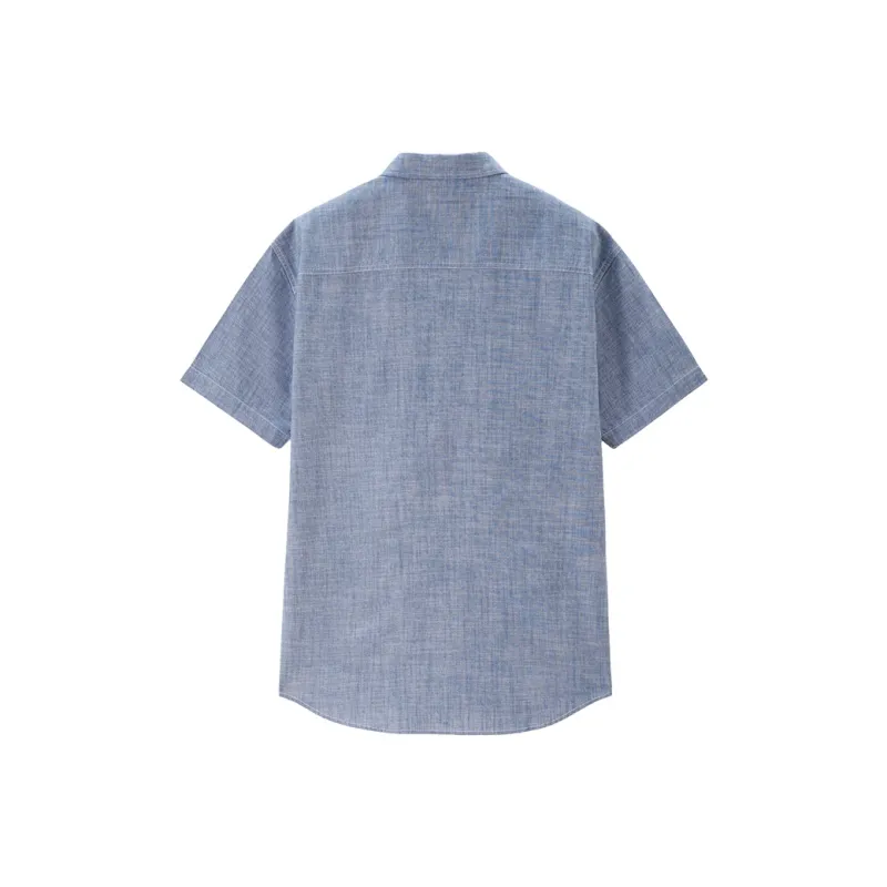 UNIQLO Shirt Men's 28 Neptune Blue-1
