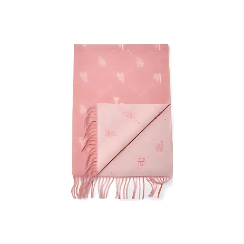 MLB Acrylic Knit Scarves Unisex Pink-2