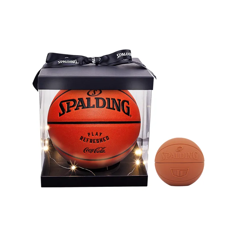 SPALDING x Coca Cola Co branded Collection PU Basketball Vintage Brown Size 7 Street Training Competition Unisex-1