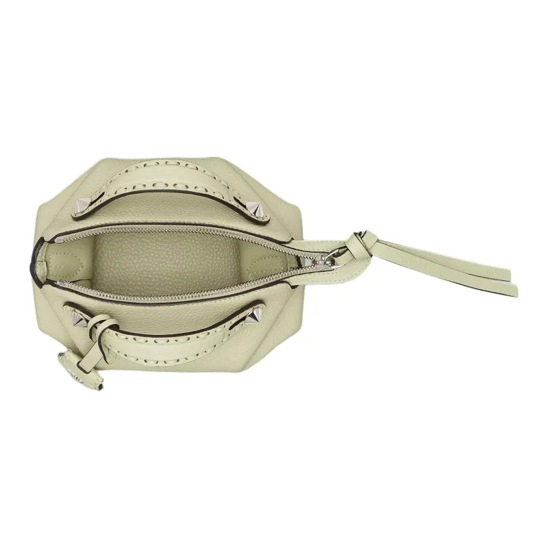 FENDI By The Way Series Calfskin Shoulder Bag Crossbody Bag Handbag Mini Women's Green-5