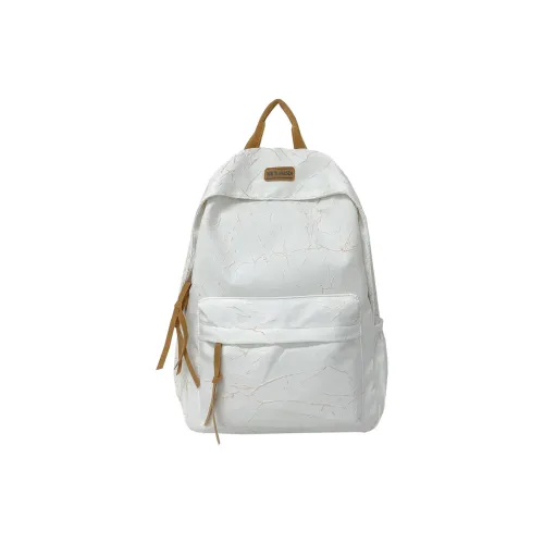 URBAN FOREST Composite Cloth Backpack Regular Unisex White/Light Gray/Black/Pink