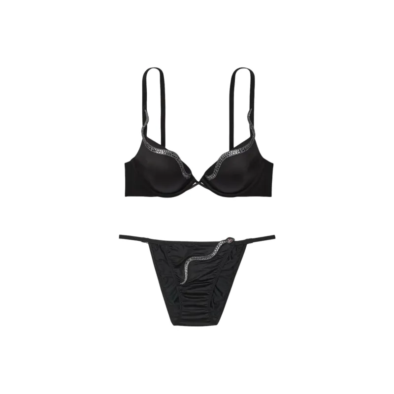 Victoria's Secret Underwear Set Women's Black-0