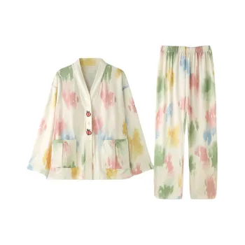 ZAO FU NIAO Pajama Set Women's Mist In The Rainy Realm