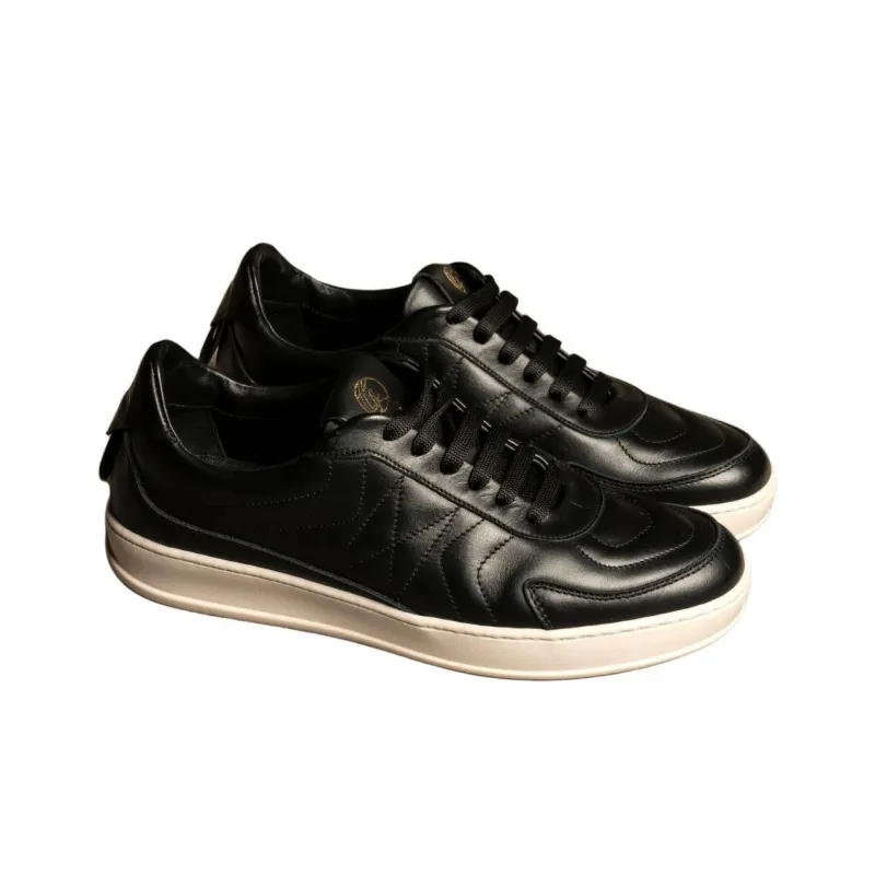 Giuliano Galiano Dynasty Low-Top Skateboard Shoes Men's Black-3