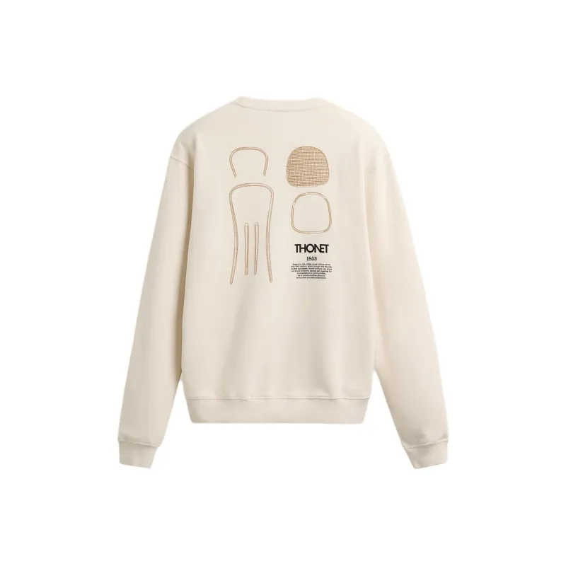 ZARA Sweatshirt Men's Raw White-1