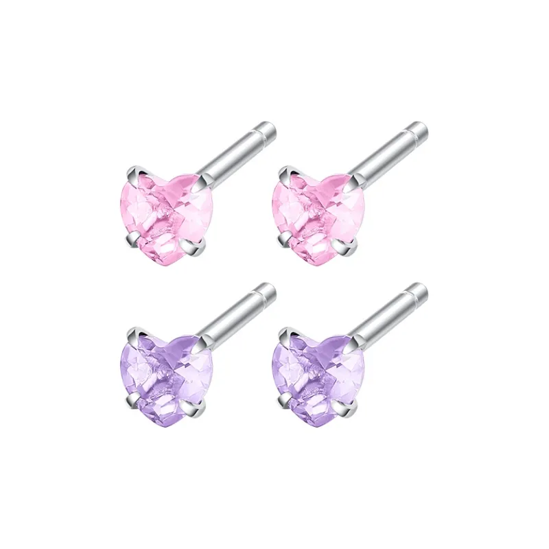 JAY S925 Silver Stud Earrings Women's-17