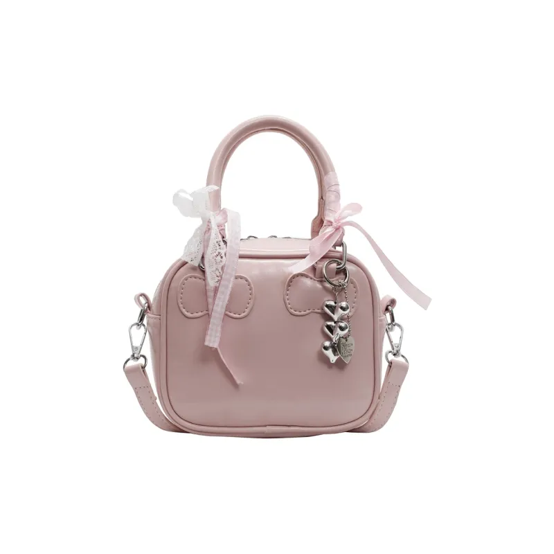 Yalu PU One Shoulder Handbags Women's Black/Pink/Ecru/Red/Blue-8