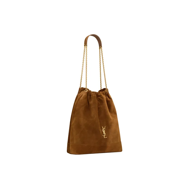 SAINT LAURENT Jamie Calfskin Shoulder Bag Tubas Women's Caramel-2