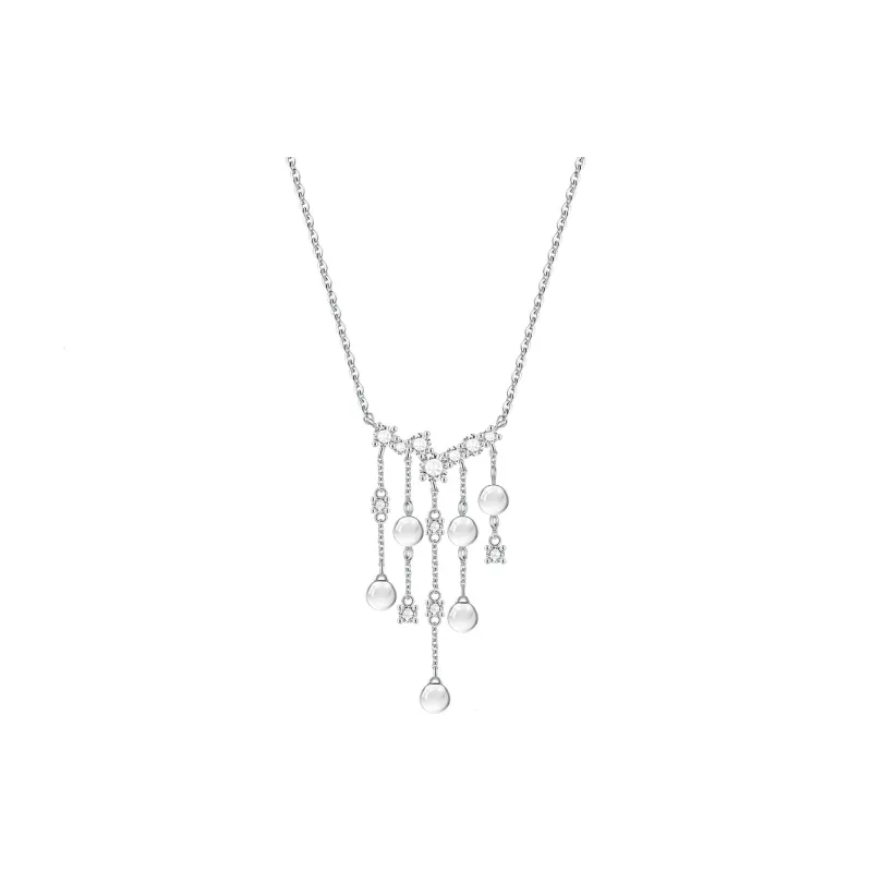 ZEGL Synthetic Cubic Zirconia Necklaces Women's-0