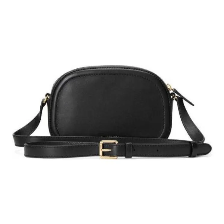 Polo Ralph Lauren Leather Shoulder Bag Regular Women's Black-2
