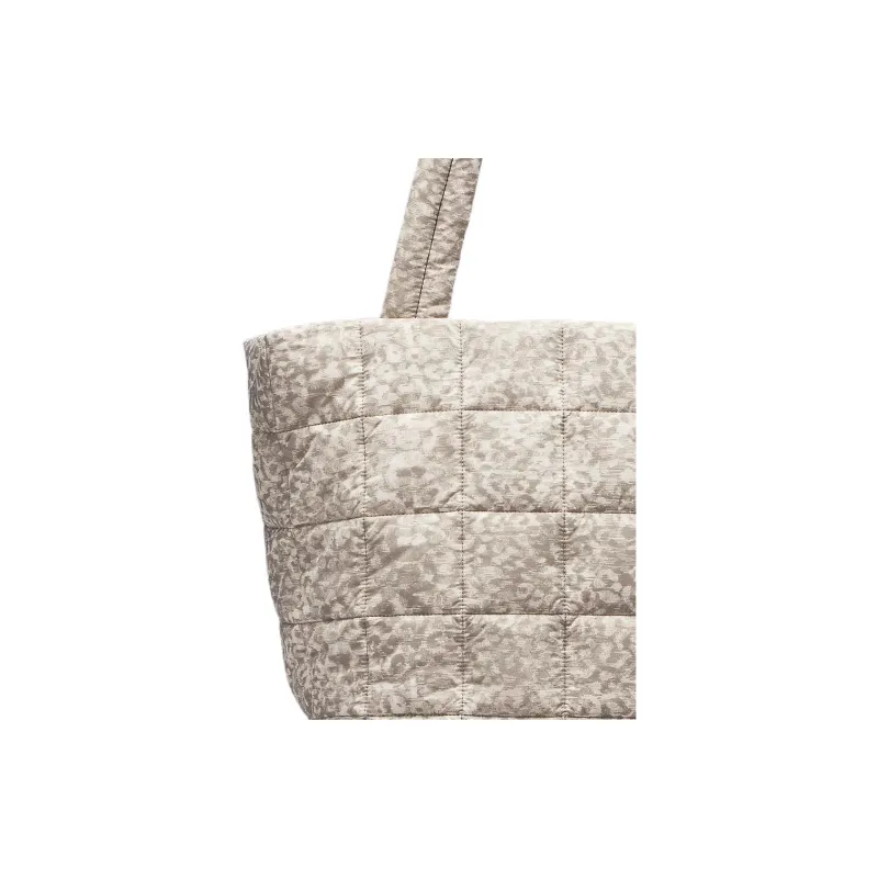 Lululemon Nylon Tote Bag Shopping Bag Shoulder Bag Handbag Women's Leopard White Opal Carbon Powder-2