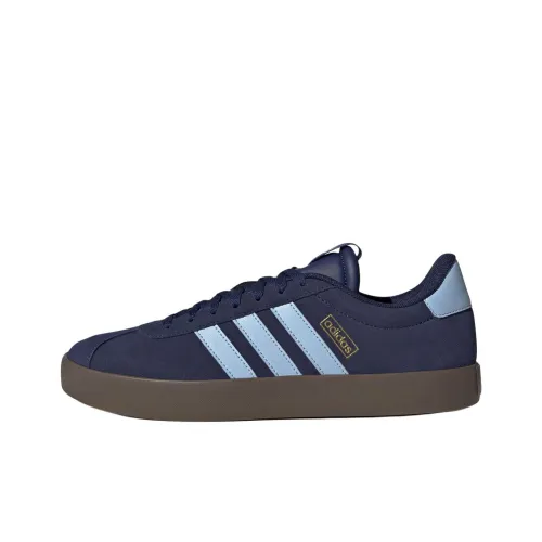 Adidas VL COURT 3.0 Anti Slip Wear Resistant Low Top Skateboard Shoes Men's Blue