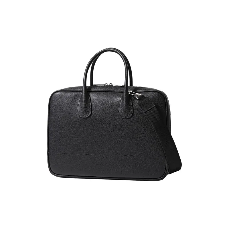 Valextra Calfskin Handbag Men's Black-1