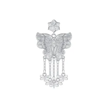 Yu Yin Foot Silver 990 Pendants Women's