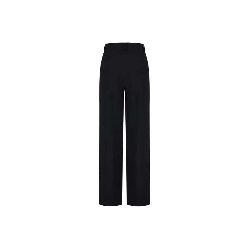 JZ. ANNAKRO Casual Pants Women's Plain Black-1