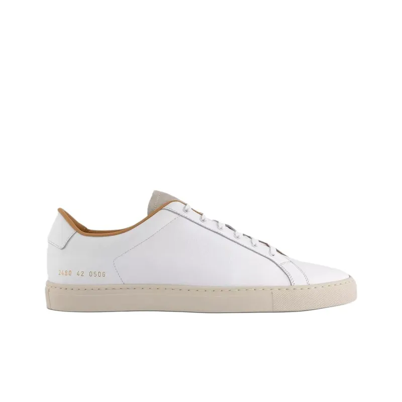 COMMON PROJECTS Retro Low Top Skateboard Shoes Men's White-1