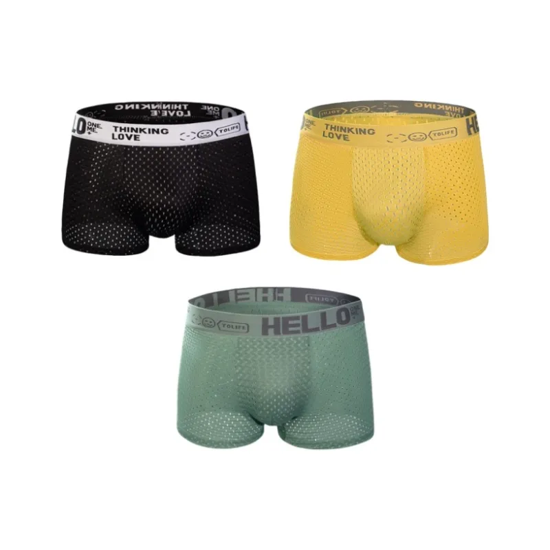 Qiao Ni Tong Underpants Men's 1 Pack Black-13