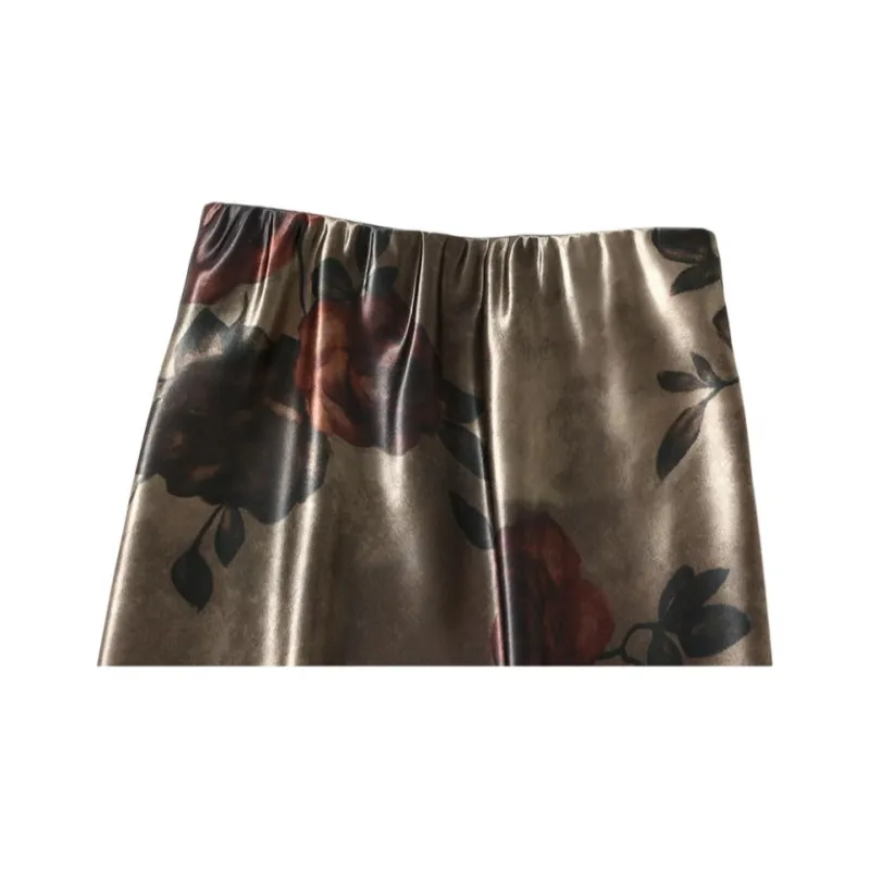 Benhou Casual Long Skirts Women's Image Color-2