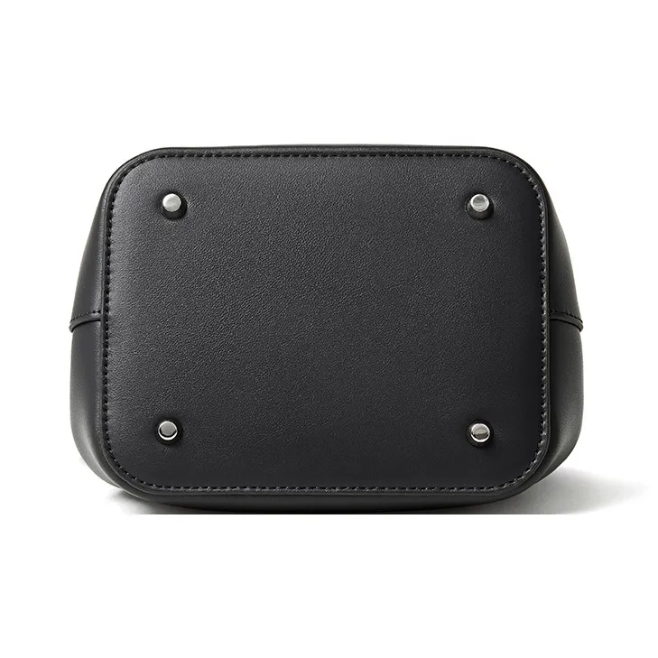ROBERTA DI CAMERINO Cow Split Leather, Leather Handbag Regular Women's Ecru/Black/Olive Green-9