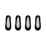 [4 Pack]Ultra-Invisible, Slip-Resistant 4 Pack (Black)
