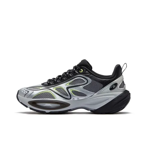 FILA FUSION BUZZARD II Meteorite Shoes 2nd Generation Low Top Casual Shoes Men's Gray Silver