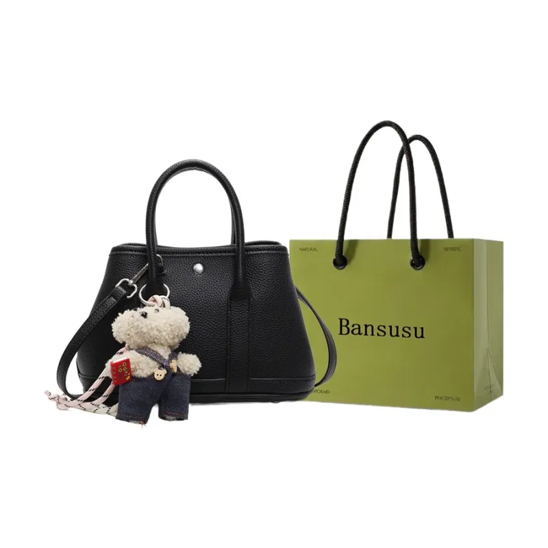 Bansusu PU Handbag Regular Women's White Brown Khaki Pink Red Black Yellow-20