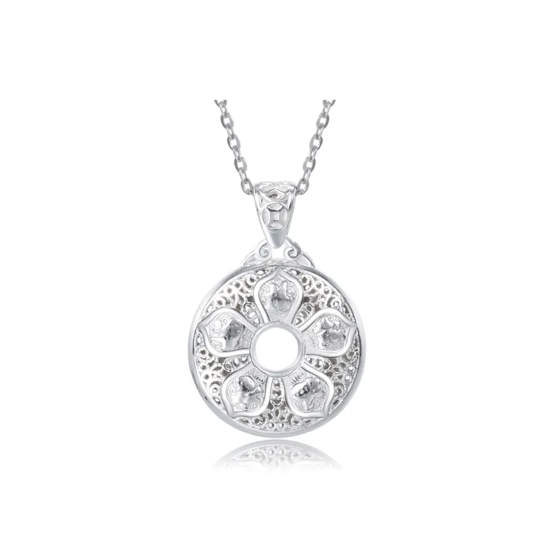 Yu Yin 990 Silver Pendants Unisex-0