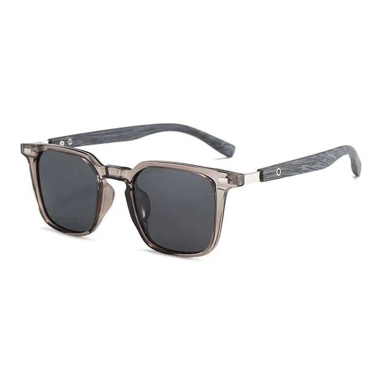 NOME TR/Memory Plastic Metal Square Sunglasses Unisex-5
