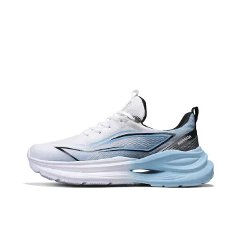WARRIOR Running Shoes Men Low Top White Starry Blue Black/White Light Blue Orange/Beige Green Orange