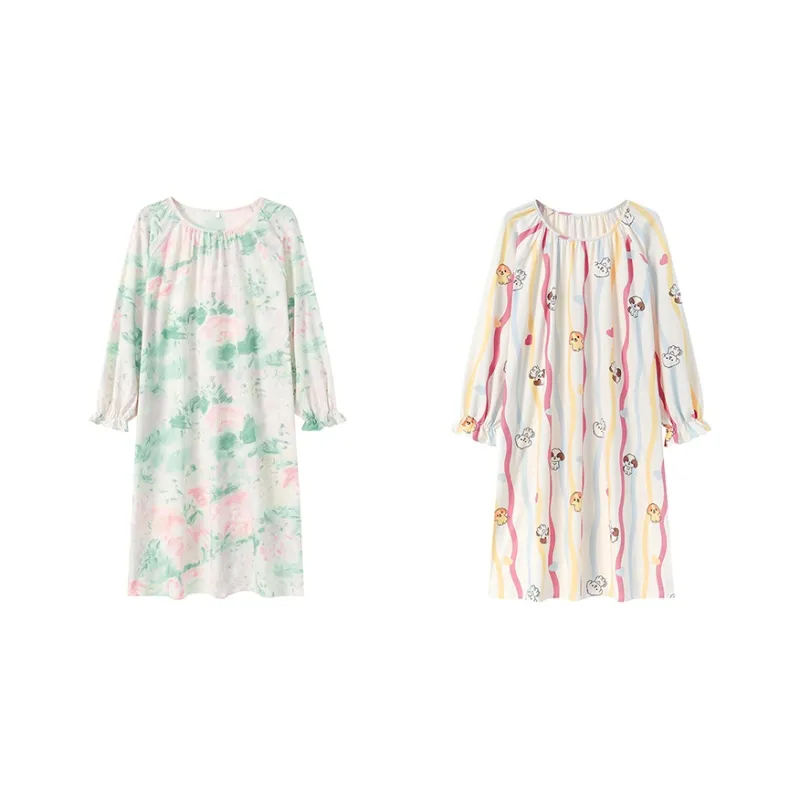 Herbal Primer Nightgown Women's Combo Set-38